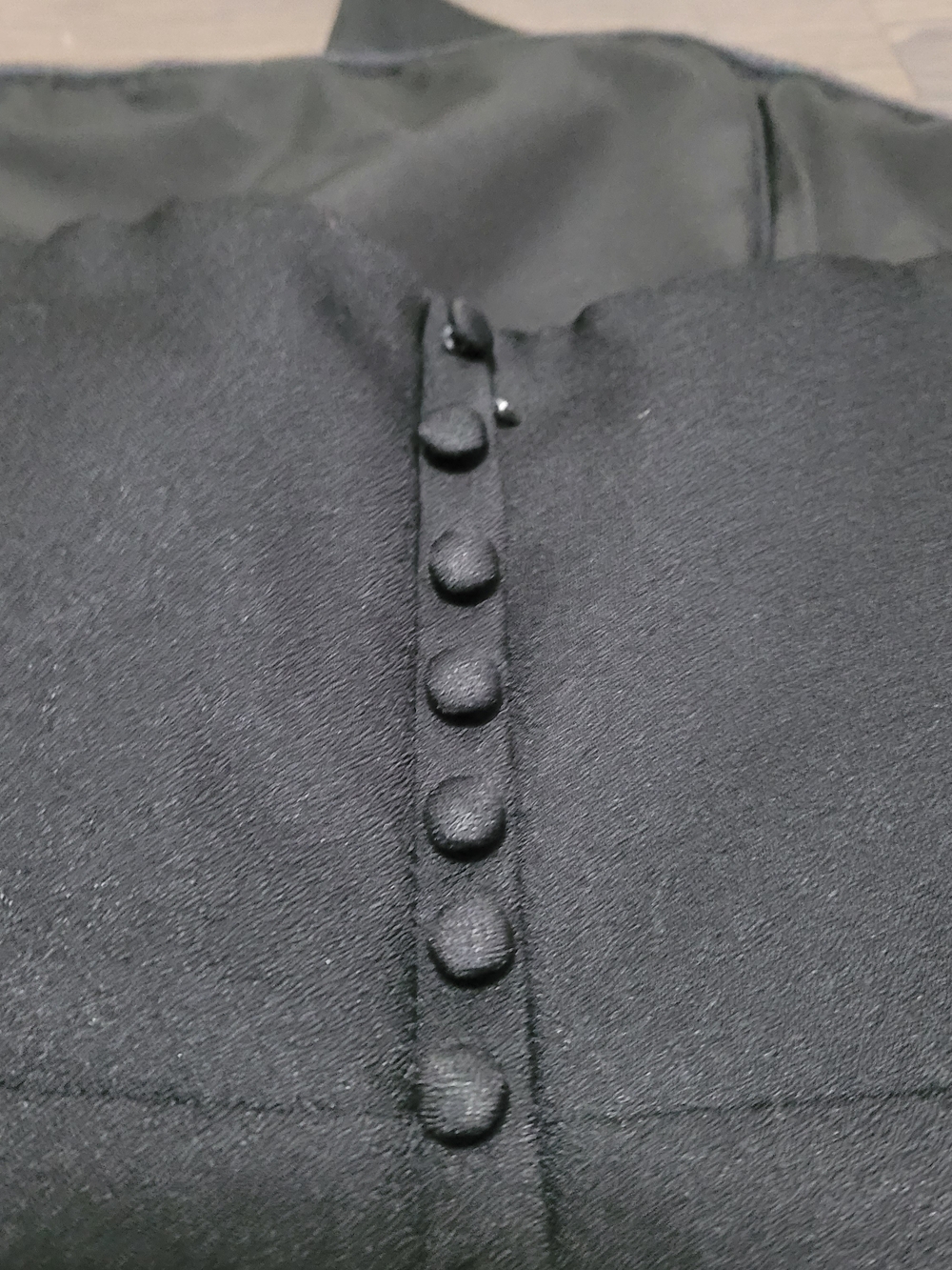ELLIATT Zuri Strapless Mini Dress black cascading side ruffle M Revolve Evening - Picture 5 of 9
